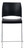 National Public Seating 8810C-11-10 8800 Series 24" H Black Polypropylene Seat and Chrome Frame Cafetorium Bar Stool with Back