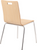 National Public Seating BCC22 Bushwick Series 21.5" W Natural Laminated Plywood Chair