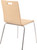 National Public Seating BCC22 Bushwick Series 21.5" W Natural Laminated Plywood Chair