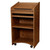 National Public Seating 600-MO Aristocrat Series 25" W x 20" D x 46" H Medium Oak Floor Lectern