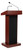 National Public Seating 800X-MY Orator Series 22" W x 17" D x 46" H Mahogany Lectern