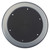 National Public Seating 6810-02 6800 Series 24" H Black Metal Seat and Gray Frame Swivel Designer Stool