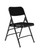 National Public Seating 310 300 Series 18.25" W Black Steel Square Back Premium Folding Chair