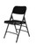 National Public Seating 310 300 Series 18.25" W Black Steel Square Back Premium Folding Chair