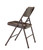 National Public Seating 203 200 Series 18.25" W Brown Steel Premium Folding Chair