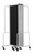 National Public Seating RDG6-9 ROBO Series 9 Sections Gray Frame Polyethylene Terephthalate Portable Room Divider