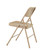 National Public Seating 201 200 Series 18.25" W Beige Steel Square Back Premium Folding Chair