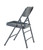 National Public Seating 304 300 Series 18.25" W Blue Steel Square Back Premium Folding Chair
