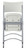 National Public Seating 602 600 Series 18.75" W Gray Heavy Duty Plastic Folding Chair