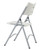 National Public Seating 602 600 Series 18.75" W Gray Heavy Duty Plastic Folding Chair