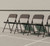 National Public Seating 820 800 Series 18.75" W Charcoal Slate Premium Lightweight Plastic Folding Chair