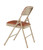 National Public Seating 1203 1200 Series 18.75" W Brown Premium Vinyl Upholstered Folding Chair