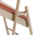 National Public Seating 1203 1200 Series 18.75" W Brown Premium Vinyl Upholstered Folding Chair