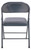 National Public Seating 974 900 Series 18.5" W Blue Fabric Padded Folding Chair
