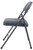 National Public Seating 974 900 Series 18.5" W Blue Fabric Padded Folding Chair
