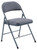 National Public Seating 974 900 Series 18.5" W Blue Fabric Padded Folding Chair