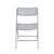 National Public Seating 1412 AirFlex Series 19.75" W Platinum Polypropylene Premium Folding Chair