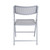 National Public Seating 1412 AirFlex Series 19.75" W Platinum Polypropylene Premium Folding Chair