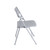 National Public Seating 1412 AirFlex Series 19.75" W Platinum Polypropylene Premium Folding Chair
