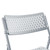 National Public Seating 1412 AirFlex Series 19.75" W Platinum Polypropylene Premium Folding Chair