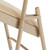 National Public Seating 1301 1300 Series 18.75" W Beige Premium Vinyl Upholstered Folding Chair