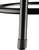 National Public Seating 6224B-10 39" H Brown Round Wood Seat Heavy Duty Steel Stool with Gray Frame