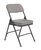 National Public Seating 3212 3200 Series 18.75" W Gray Premium Upholstered Folding Chair