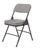 National Public Seating 3212 3200 Series 18.75" W Gray Premium Upholstered Folding Chair