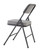 National Public Seating 3212 3200 Series 18.75" W Gray Premium Upholstered Folding Chair