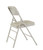 National Public Seating 1302 1300 Series 18.75" W Gray Premium Vinyl Upholstered Folding Chair