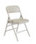 National Public Seating 1302 1300 Series 18.75" W Gray Premium Vinyl Upholstered Folding Chair