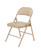 National Public Seating 951 900 Series 18.5" W Beige Vinyl Padded Folding Chair