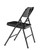 National Public Seating 210 200 Series 18.25" W Black Steel Square Back Premium Folding Chair