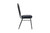 National Public Seating 9304-SV 9300 Series 17.75" W Midnight Blue Seat and Silvervein Frame Vinyl Upholstered Delux Stack Chair