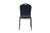 National Public Seating 9304-SV 9300 Series 17.75" W Midnight Blue Seat and Silvervein Frame Vinyl Upholstered Delux Stack Chair