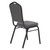 National Public Seating 9362-BT 9300 Series 17.75" W Greystone Seat and Black Sandtex Frame Delux Stack Chair