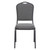 National Public Seating 9362-BT 9300 Series 17.75" W Greystone Seat and Black Sandtex Frame Delux Stack Chair