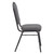 National Public Seating 9362-BT 9300 Series 17.75" W Greystone Seat and Black Sandtex Frame Delux Stack Chair