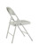 National Public Seating 902 900 Series 18.5" W Gray All-Steel Folding Chair