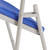 National Public Seating 805 800 Series 18.75" W Blue Premium Lightweight Plastic Folding Chair
