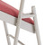 National Public Seating 2208 2200 Series 18.75" W Majestic Cabernet Deluxe Fabric Upholstered Folding Chair