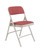 National Public Seating 2208 2200 Series 18.75" W Majestic Cabernet Deluxe Fabric Upholstered Folding Chair