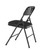 National Public Seating 2210 2200 Series 18.75" W Black Deluxe Fabric Upholstered Folding Chair