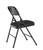 National Public Seating 2210 2200 Series 18.75" W Black Deluxe Fabric Upholstered Folding Chair