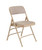 National Public Seating 2301 2300 Series 18.75" W Beige Deluxe Fabric Upholstered Premium Folding Chair