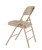 National Public Seating 2301 2300 Series 18.75" W Beige Deluxe Fabric Upholstered Premium Folding Chair