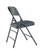 National Public Seating 1304 1300 Series 18.75" W Blue Premium Vinyl Upholstered Folding Chair