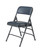 National Public Seating 1304 1300 Series 18.75" W Blue Premium Vinyl Upholstered Folding Chair