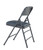 National Public Seating 1304 1300 Series 18.75" W Blue Premium Vinyl Upholstered Folding Chair
