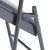 National Public Seating 1304 1300 Series 18.75" W Blue Premium Vinyl Upholstered Folding Chair